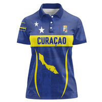 Custom Curacao Football 2026 Women Polo Shirt Road to Glory