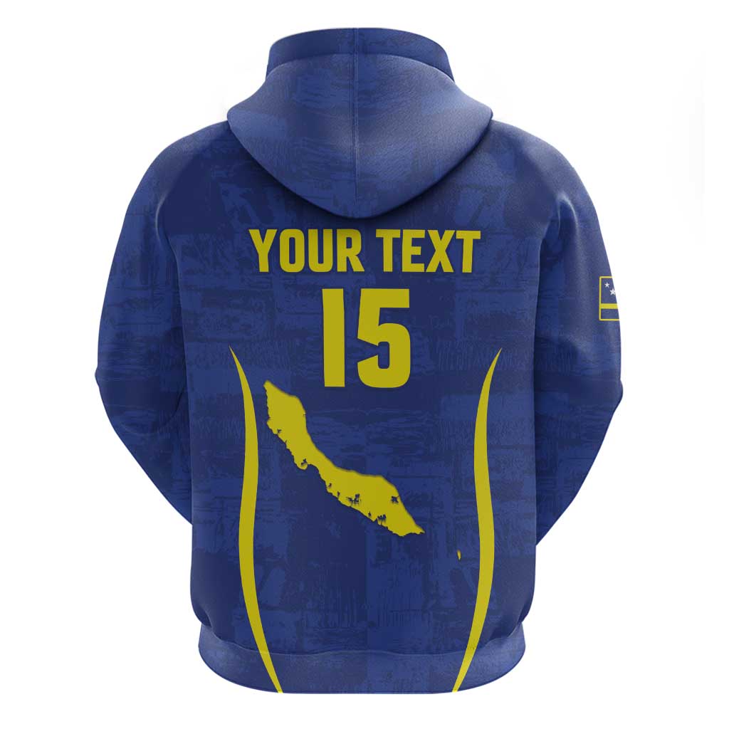 Custom Curacao Football 2026 Zip Hoodie Road to Glory
