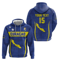 Custom Curacao Football 2026 Zip Hoodie Road to Glory