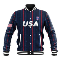 Custom USA Soccer 2026 Baseball Jacket Stars and Stripes Take the Field