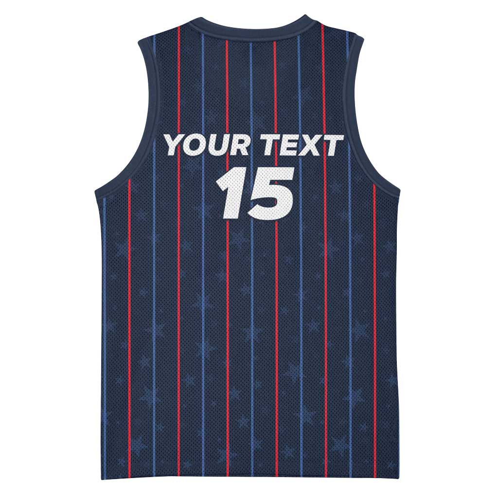 Custom USA Soccer 2026 Basketball Jersey Stars and Stripes Take the Field