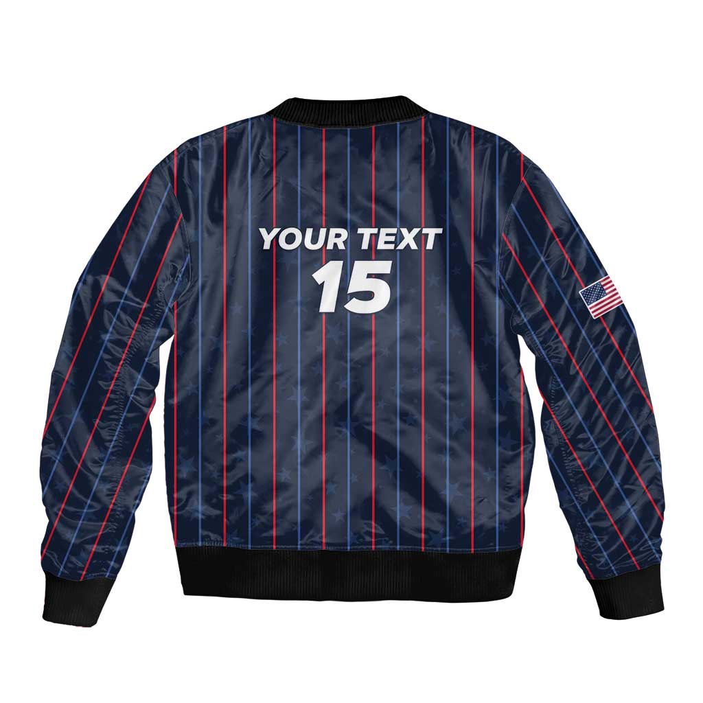 Custom USA Soccer 2026 Bomber Jacket Stars and Stripes Take the Field
