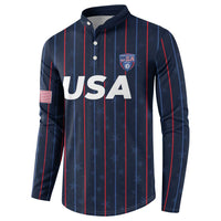 Custom USA Soccer 2026 Button Sweatshirt Stars and Stripes Take the Field