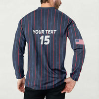 Custom USA Soccer 2026 Button Sweatshirt Stars and Stripes Take the Field