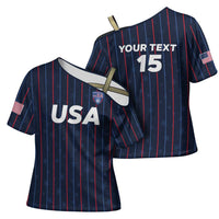 Custom USA Soccer 2026 Cross Shoulder Shirt Stars and Stripes Take the Field