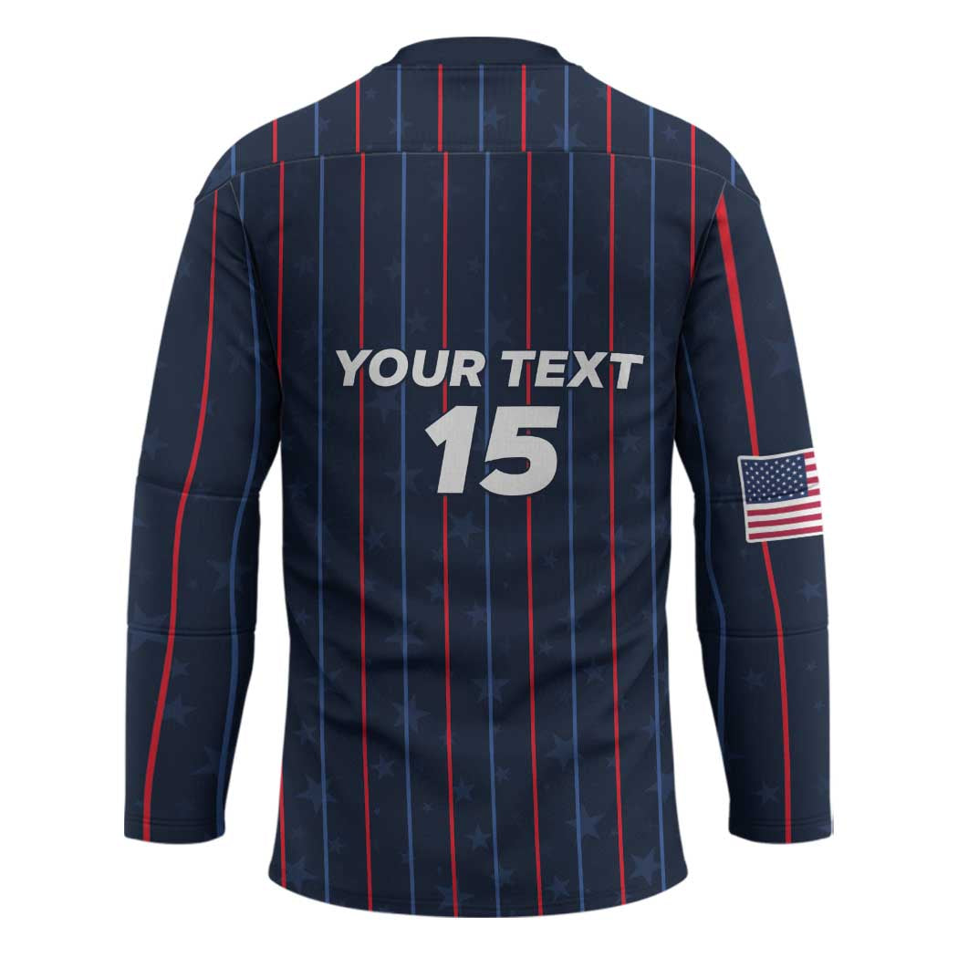 Custom USA Soccer 2026 Hockey Jersey Stars and Stripes Take the Field