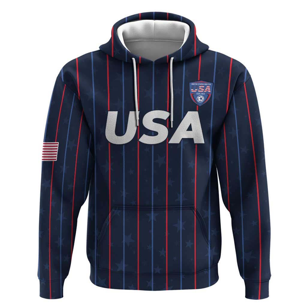 Custom USA Soccer 2026 Hoodie Stars and Stripes Take the Field