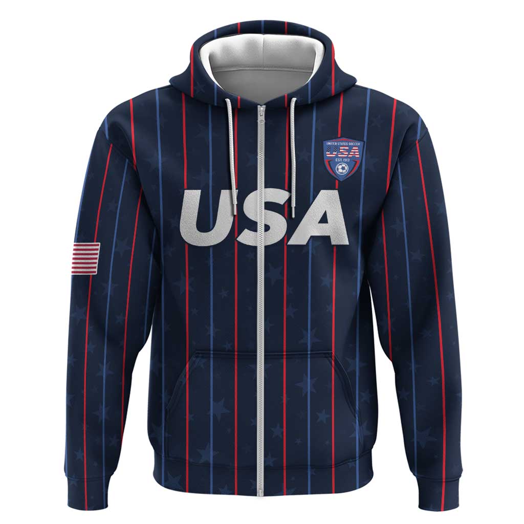 Custom USA Soccer 2026 Hoodie Stars and Stripes Take the Field