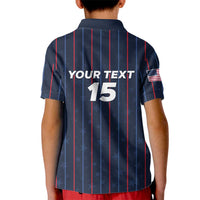 Custom USA Soccer 2026 Kid Polo Shirt Stars and Stripes Take the Field