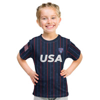 Custom USA Soccer 2026 Kid T Shirt Stars and Stripes Take the Field