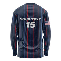 Custom USA Soccer 2026 Long Sleeve Shirt Stars and Stripes Take the Field
