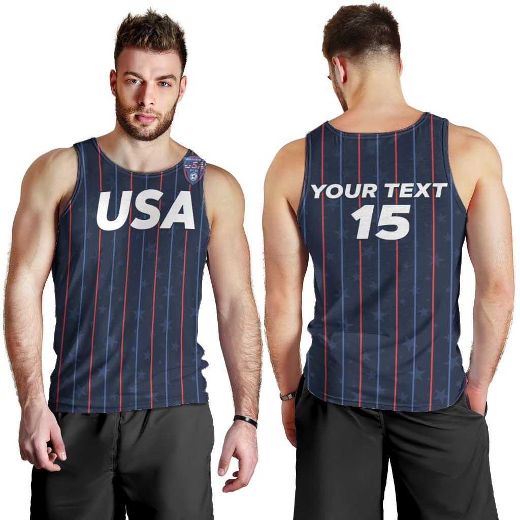 Custom USA Soccer 2026 Men Tank Top Stars and Stripes Take the Field