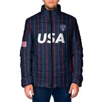 Custom USA Soccer 2026 Padded Jacket Stars and Stripes Take the Field