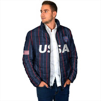 Custom USA Soccer 2026 Padded Jacket Stars and Stripes Take the Field