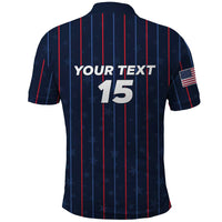 Custom USA Soccer 2026 Polo Shirt Stars and Stripes Take the Field
