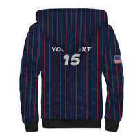 Custom USA Soccer 2026 Sherpa Hoodie Stars and Stripes Take the Field