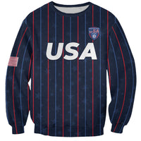 Custom USA Soccer 2026 Sweatshirt Stars and Stripes Take the Field