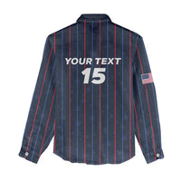 Custom USA Soccer 2026 Women Casual Shirt Stars and Stripes Take the Field