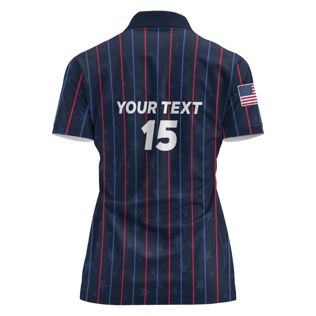 Custom USA Soccer 2026 Women Polo Shirt Stars and Stripes Take the Field