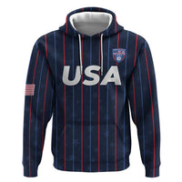 Custom USA Soccer 2026 Zip Hoodie Stars and Stripes Take the Field