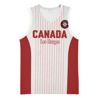Custom Canada Soccer 2026 Basketball Jersey True North Takes the Pitch - White