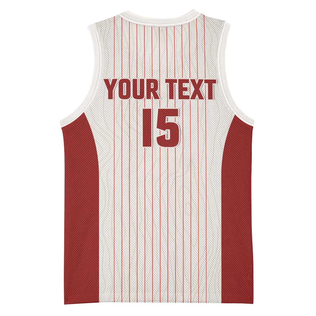 Custom Canada Soccer 2026 Basketball Jersey True North Takes the Pitch - White