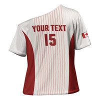 Custom Canada Soccer 2026 Cross Shoulder Shirt True North Takes the Pitch - White