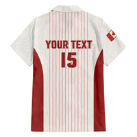 Custom Canada Soccer 2026 Hawaiian Shirt True North Takes the Pitch - White