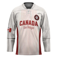 Custom Canada Soccer 2026 Hockey Jersey True North Takes the Pitch - White