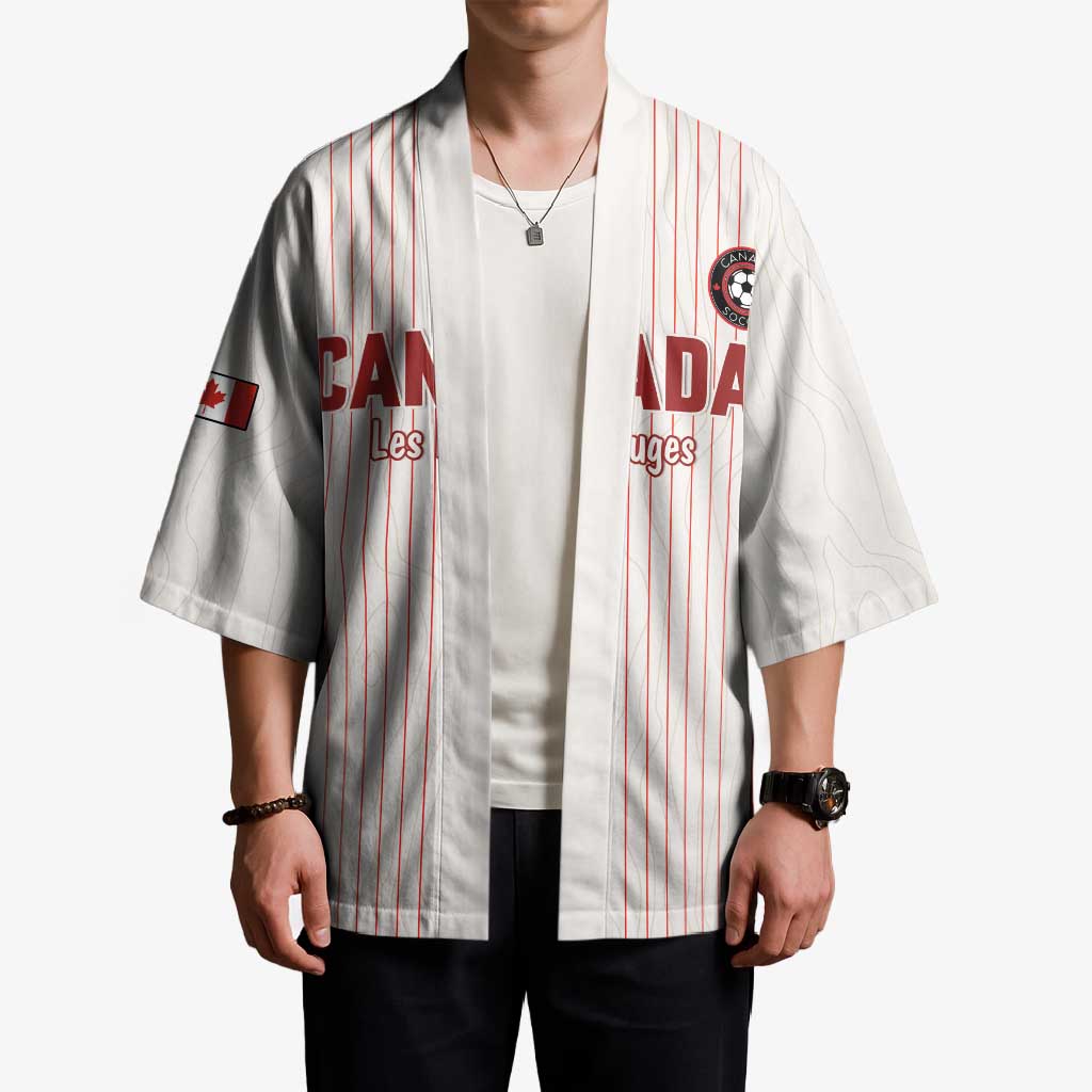 Custom Canada Soccer 2026 Kimono True North Takes the Pitch - White