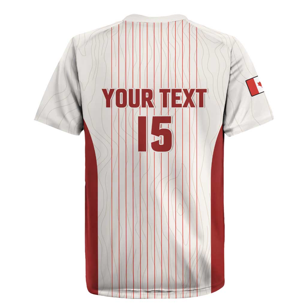 Custom Canada Soccer 2026 Rugby Jersey True North Takes the Pitch - White