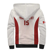 Custom Canada Soccer 2026 Sherpa Hoodie True North Takes the Pitch - White