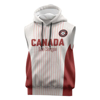 Custom Canada Soccer 2026 Sleeveless Hoodie True North Takes the Pitch - White