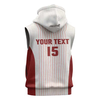 Custom Canada Soccer 2026 Sleeveless Hoodie True North Takes the Pitch - White