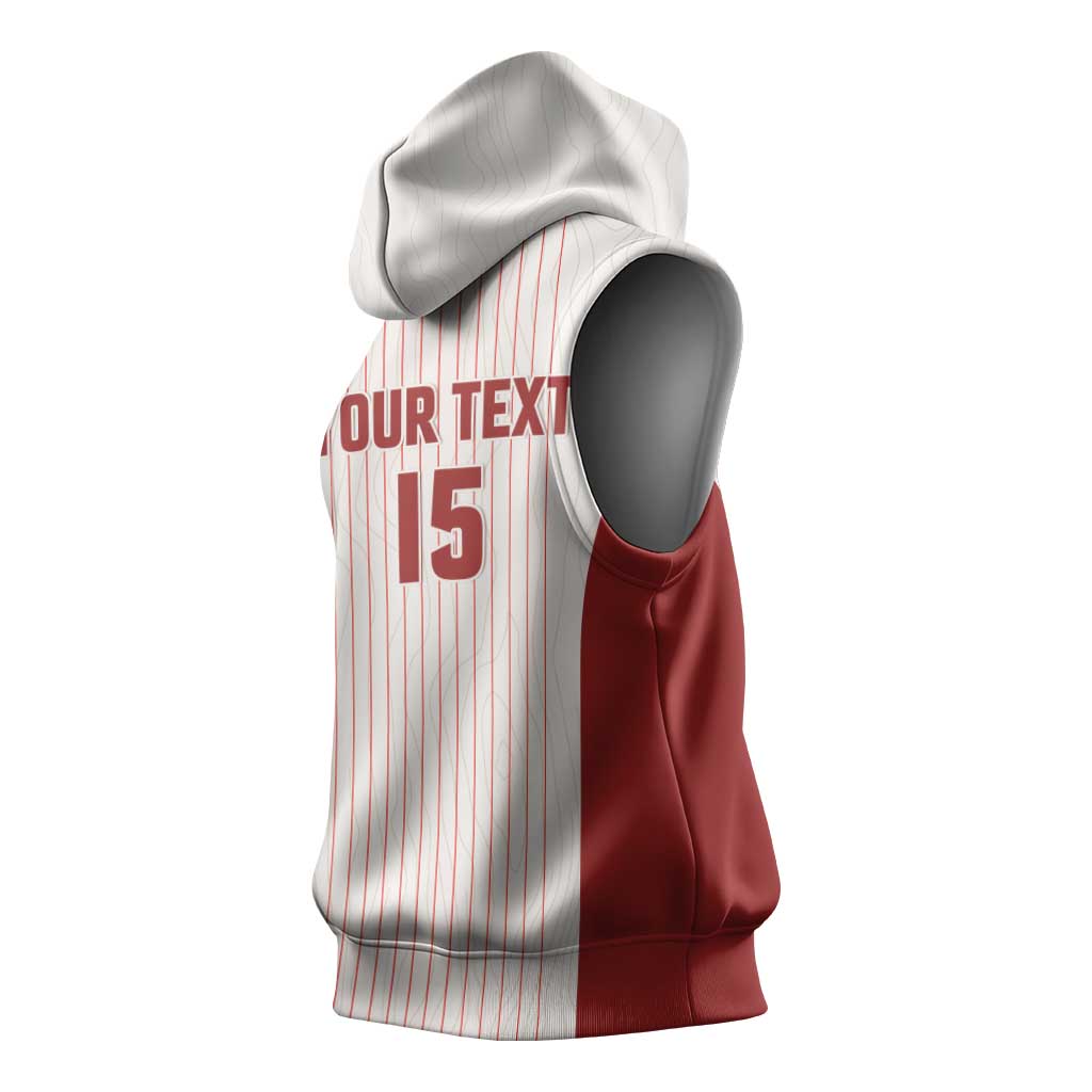 Custom Canada Soccer 2026 Sleeveless Hoodie True North Takes the Pitch - White