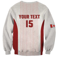 Custom Canada Soccer 2026 Sweatshirt True North Takes the Pitch - White
