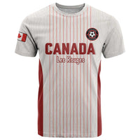 Custom Canada Soccer 2026 T Shirt True North Takes the Pitch - White