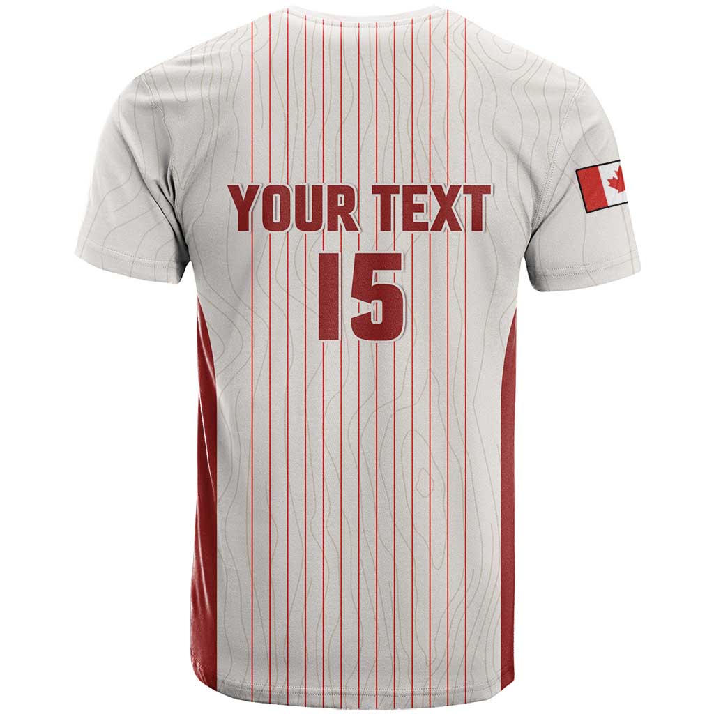 Custom Canada Soccer 2026 T Shirt True North Takes the Pitch - White