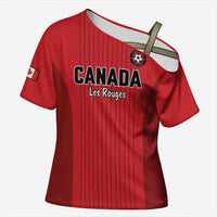 Custom Canada Soccer 2026 Cross Shoulder Shirt True North Takes the Pitch - Red