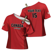 Custom Canada Soccer 2026 Cross Shoulder Shirt True North Takes the Pitch - Red