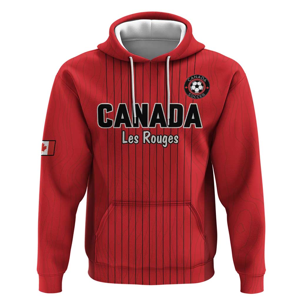 Custom Canada Soccer 2026 Hoodie True North Takes the Pitch - Red