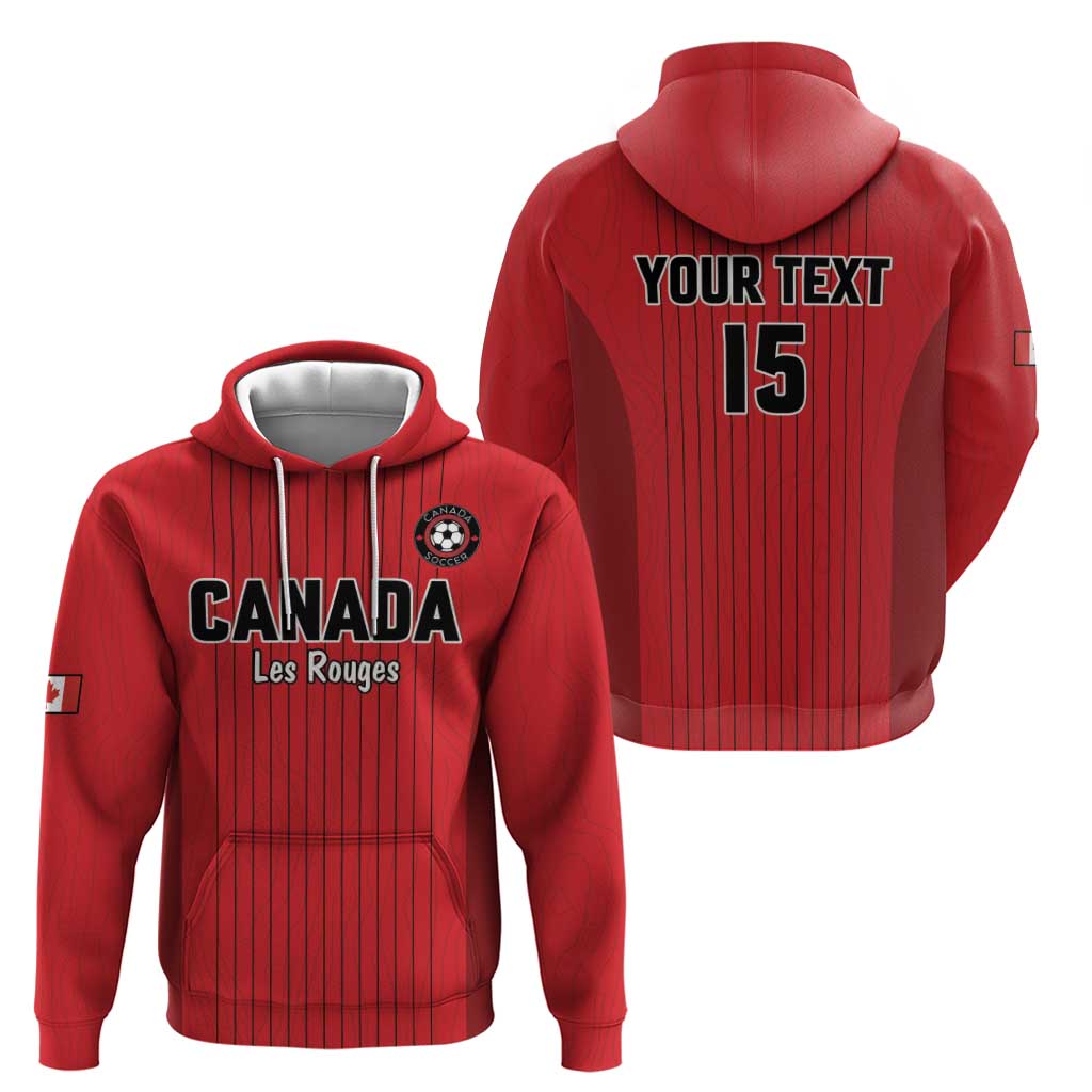 Custom Canada Soccer 2026 Hoodie True North Takes the Pitch - Red