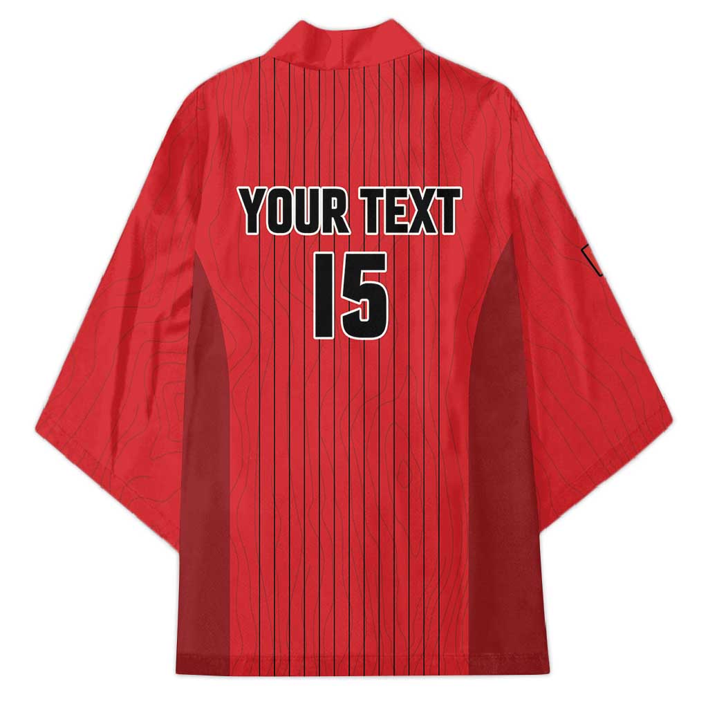 Custom Canada Soccer 2026 Kimono True North Takes the Pitch - Red