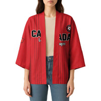 Custom Canada Soccer 2026 Kimono True North Takes the Pitch - Red