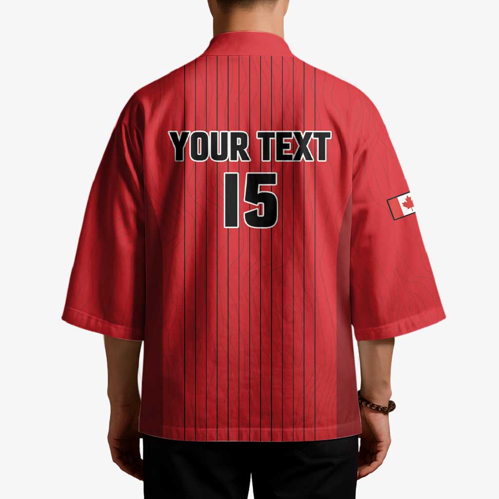 Custom Canada Soccer 2026 Kimono True North Takes the Pitch - Red