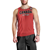 Custom Canada Soccer 2026 Men Tank Top True North Takes the Pitch - Red