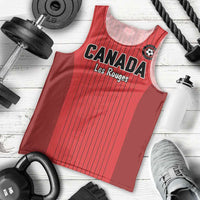 Custom Canada Soccer 2026 Men Tank Top True North Takes the Pitch - Red