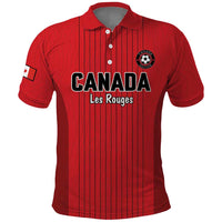 Custom Canada Soccer 2026 Polo Shirt True North Takes the Pitch - Red