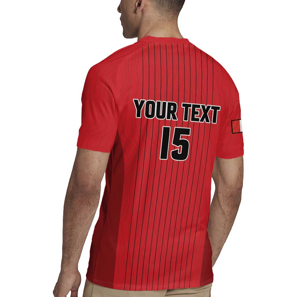 Custom Canada Soccer 2026 Rugby Jersey True North Takes the Pitch - Red