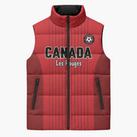 Custom Canada Soccer 2026 Sleeveless Puffer Jacket True North Takes the Pitch - Red